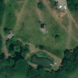 Grass Volleyball Court — aerial view