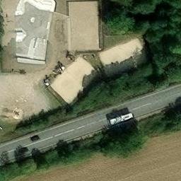 Sand Volleyball Court, Bünde — aerial view