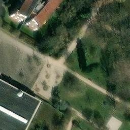 Volleyball Court near Emsdetten — aerial view