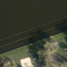 Sand Volleyball Court — aerial view