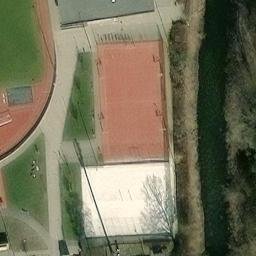 Beachvolleyballfelder — aerial view