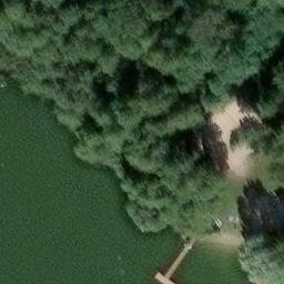 Sand Volleyball Court in Zossen, Brandenburg — aerial view