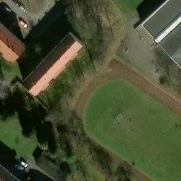 Sand Volleyball Court, Wolfenbüttel — aerial view