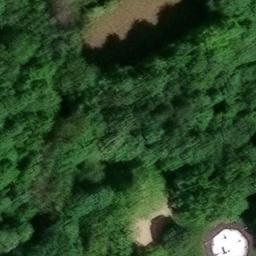 Sand Volleyball Court in Spenge, Nordrhein-Westfalen — aerial view