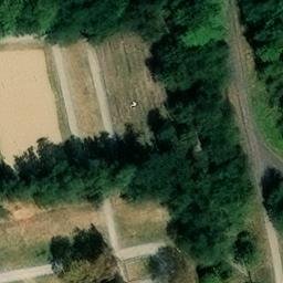 Sand Volleyball Court in Biederitz, Sachsen-Anhalt — aerial view