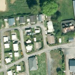 Sand Volleyball Court, Coppenbrügge — aerial view