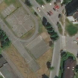Volleyball Court — aerial view