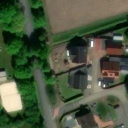 Sand Volleyball Court, Schöppingen — aerial view