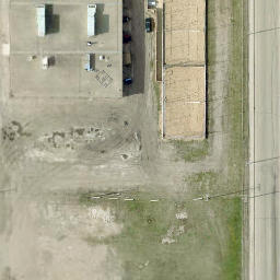 Nutana Sector Beach Volleyball Court #2 — aerial view