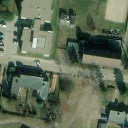 Sand Volleyball Court — aerial view