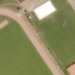 Sand Volleyball Court in Jerxheim, Niedersachsen — aerial view