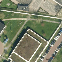 Volleyball Court — aerial view
