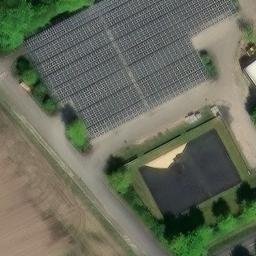 Sand Volleyball Court — aerial view