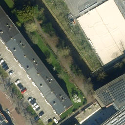 Sand Volleyball Court — aerial view