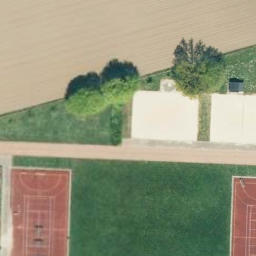 Sand Volleyball Court, Salzhemmendorf — aerial view