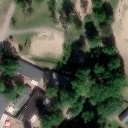 Sand Volleyball Court, Schönebeck (Elbe) — aerial view