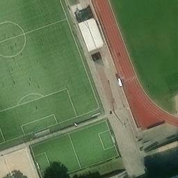 Sand Volleyball Court, Altenberge — aerial view