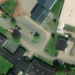 Grass Volleyball Court, Sibbesse — aerial view