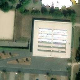 Sand Volleyball Court, Versmold — aerial view
