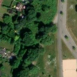 Sand Volleyball Court, Bielefeld — aerial view