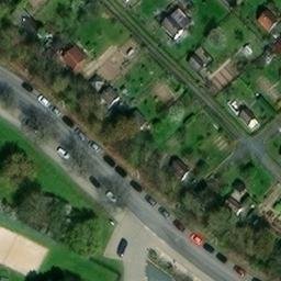 Sand Volleyball Court, Salzgitter — aerial view