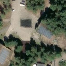 Tartan Volleyball Court, Halbe — aerial view