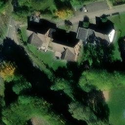 Sand Volleyball Court, Barntrup — aerial view