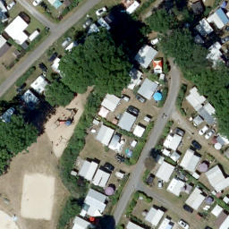 Peckeloh Beach Volleyball Court #2 — aerial view