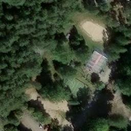 Sand Volleyball Court, Bielefeld — aerial view