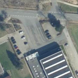 Grass Volleyball Court, Bockenem — aerial view