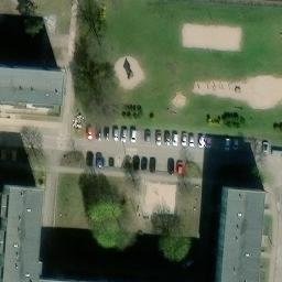 Jüterbog Beach Volleyball Court — aerial view