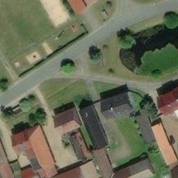 Sand Volleyball Court — aerial view
