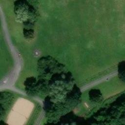 Sand Volleyball Court, Münster — aerial view