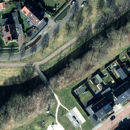 Volleyball Court — aerial view