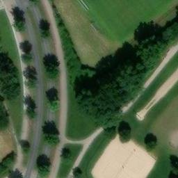 Sand Volleyball Court, Münster — aerial view