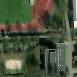 Sand Volleyball Court, Münster — aerial view
