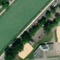 Mauritz-Ost Beach Volleyball Court #1 — aerial view