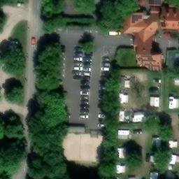 Sand Volleyball Court, Münster — aerial view