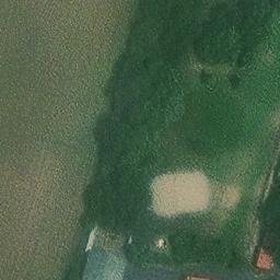 Sand Volleyball Court in Jüterbog, Brandenburg — aerial view