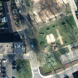 Volleyball Court — aerial view