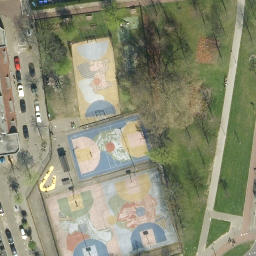 Volleyball Court — aerial view