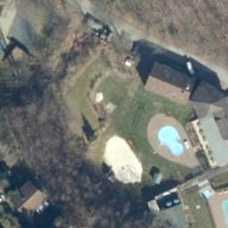 Sand Volleyball Court, Langelsheim — aerial view