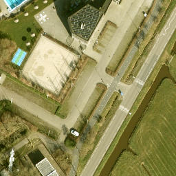 Vridos Beach, Giessenburg — aerial view