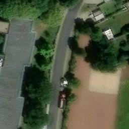 Sand Volleyball Court — aerial view