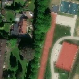 Sand Volleyball Court, Dülmen — aerial view