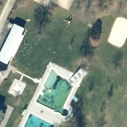 Holzminden Beach Volleyball Court — aerial view