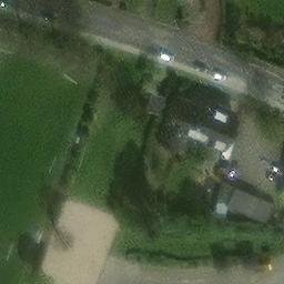 Sand Volleyball Court — aerial view