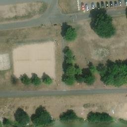 Bergwitz Beach Volleyball Court — aerial view