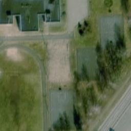 Volleyball Court — aerial view