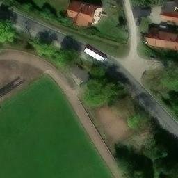 Volleyball Court, Oberharz am Brocken — aerial view